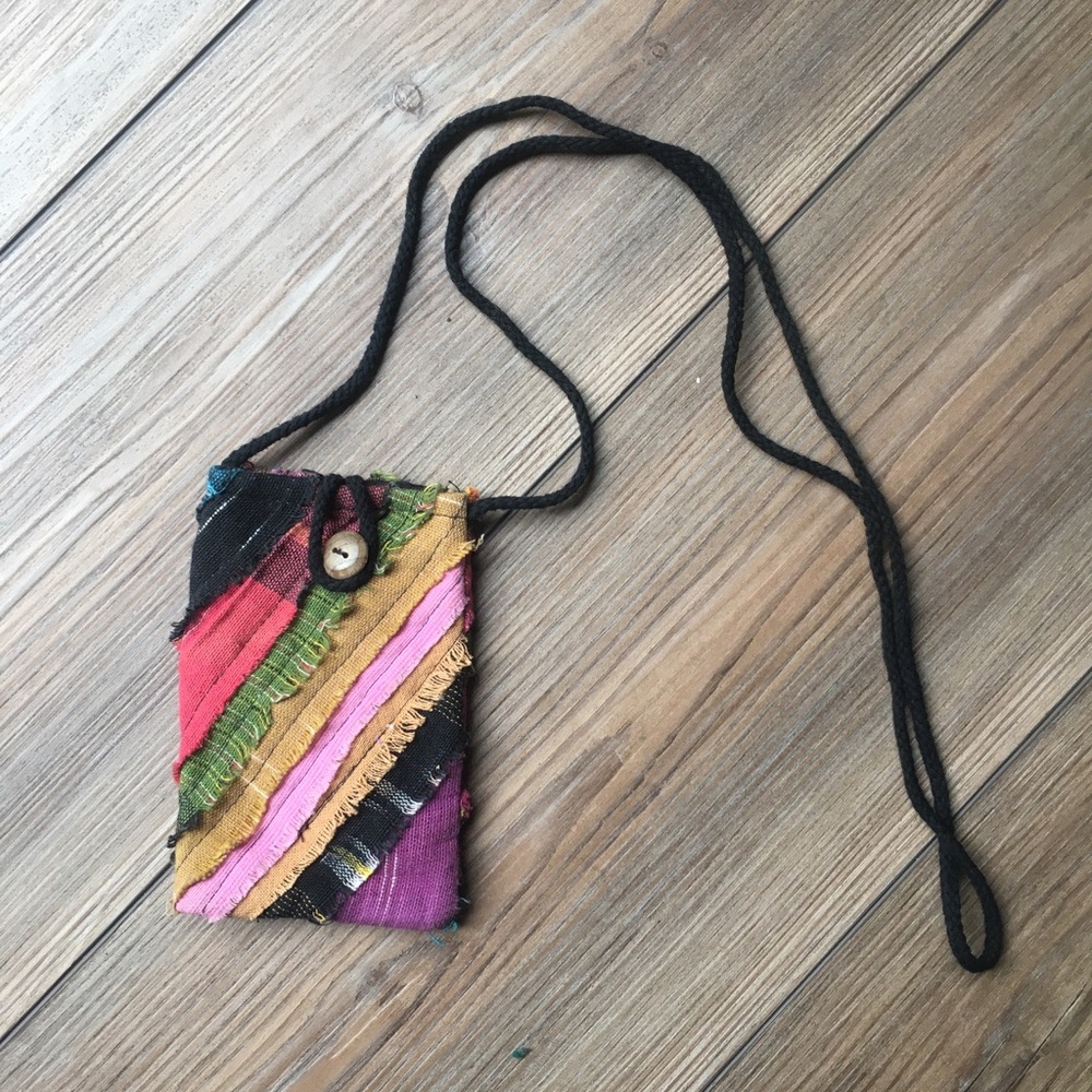 Patchwork pouch purse